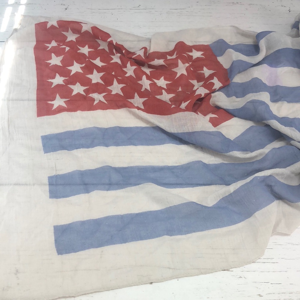 American Flag Scarf Wrap